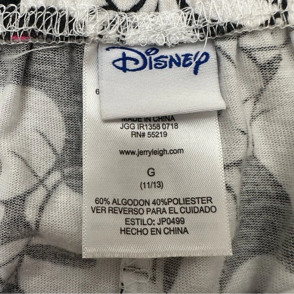 Disney Black and White Minnie Mouse Pajama Pants